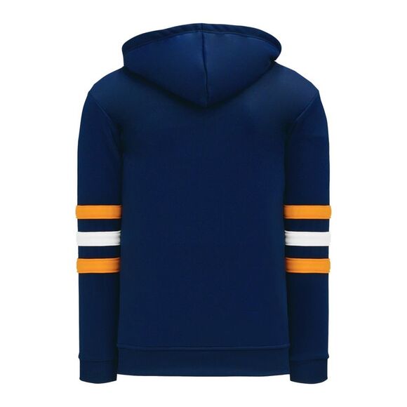 NWT Athletic Knit Men's Navy Blue Hoodie, Size Large - Picture 2 of 3